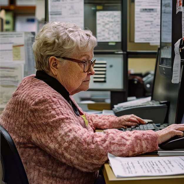 a municipal clerk assisting with voter registration and election services3