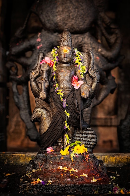 Murugan Hindu deity image Brihadishwara Temple Tanjore Thanjavur Tamil Nadu India