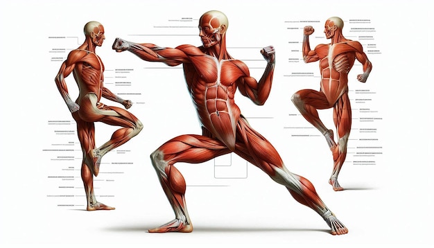 the muscles of the body are labeled with the words muscles