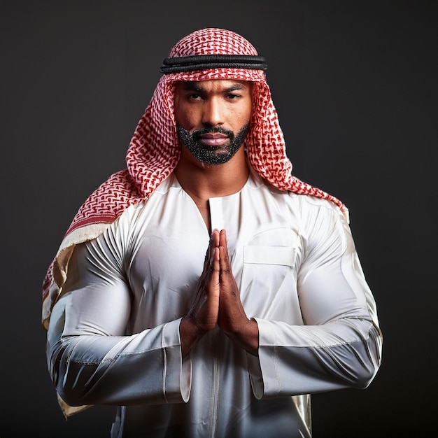 Muscular fitness arab man