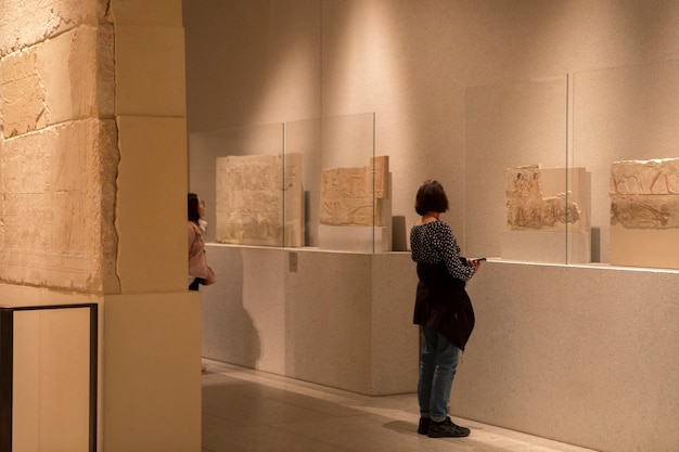 Museum Island in Berlin, Germany, Egyptian Exhibition Hall, Egyptian slate