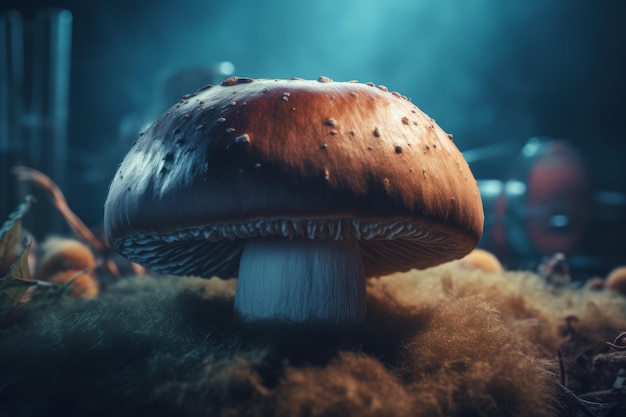 Mushroom boletus edulis Generate Ai