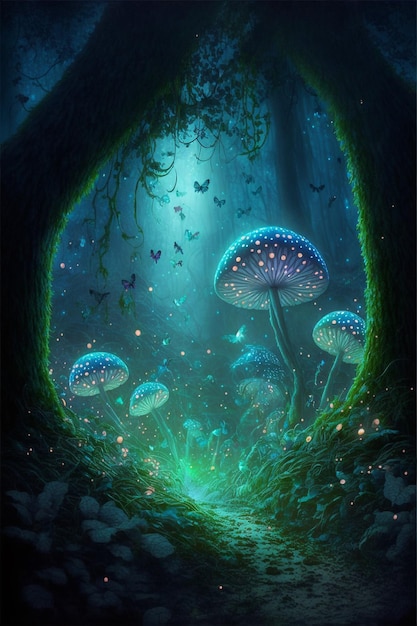 Mushroom Fairy Forrest