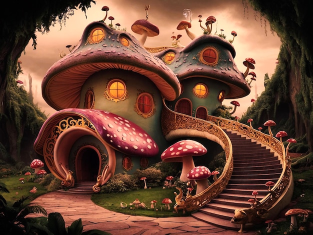 mushroom house