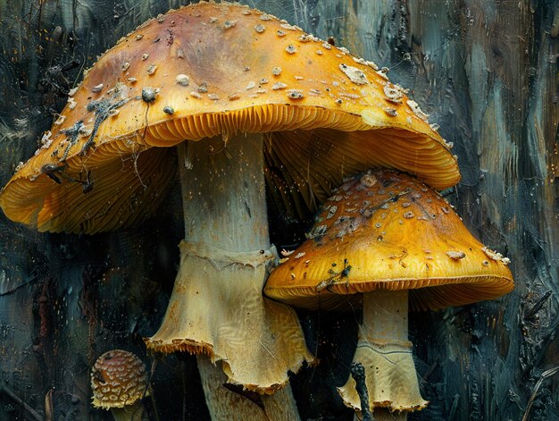 a mushroom that has the word mushroom on it