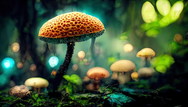 Mushroom Wallpaper Fantasy Wallpaper food