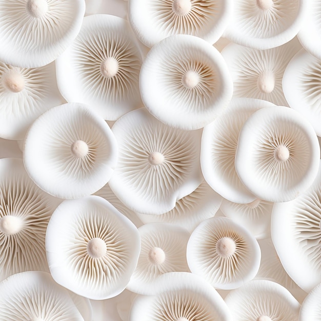 Mushrooms as seamless tiles