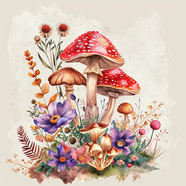 Mushrooms beauty