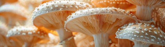 a mushrooms gills under the cap