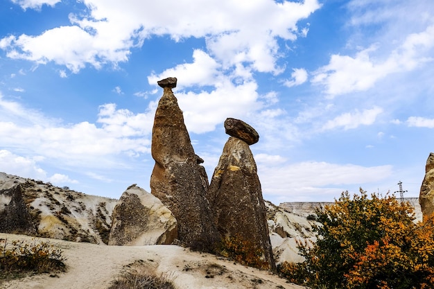 Mushroomshaped mountains