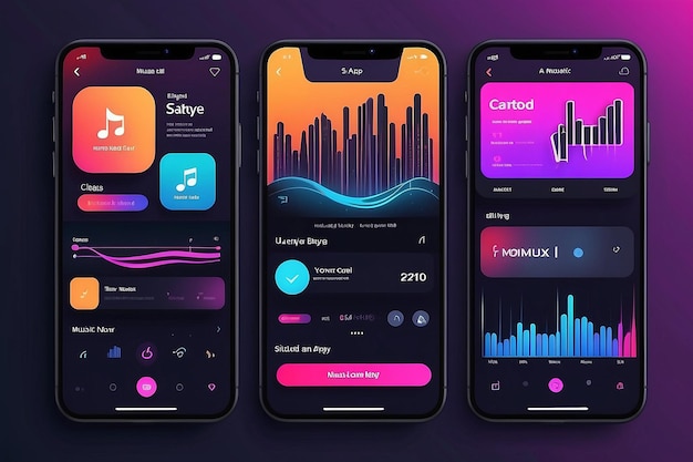 Photo music app ui music ui app creative design music app ui design music app concept ui concept