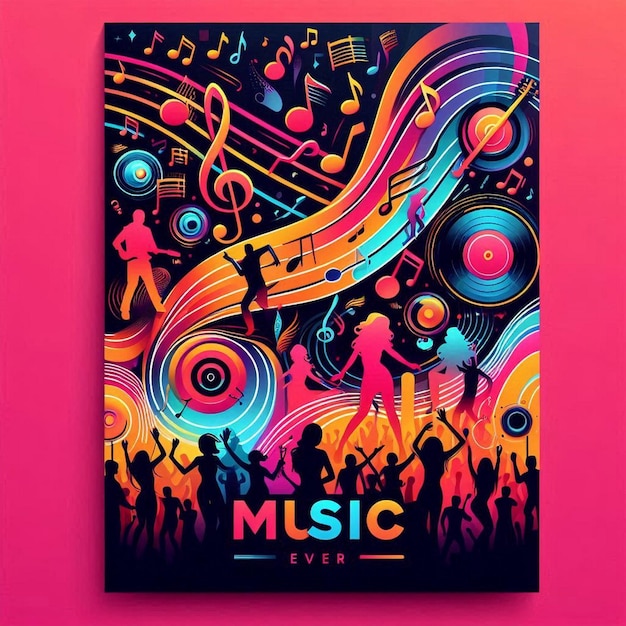 Music event flyer design