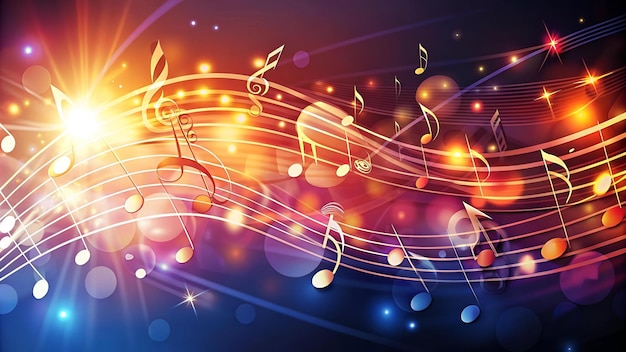 music notes background