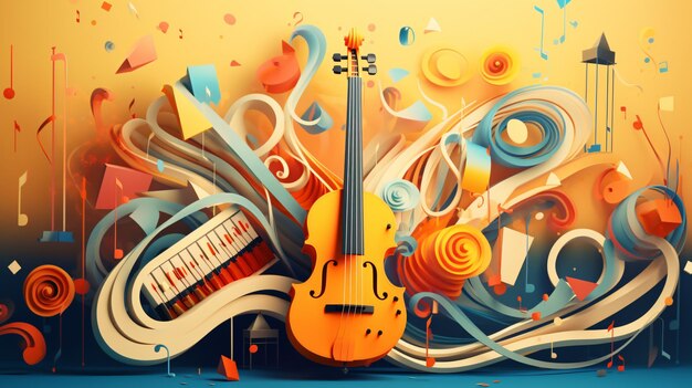 Music school education hobby leisure concept