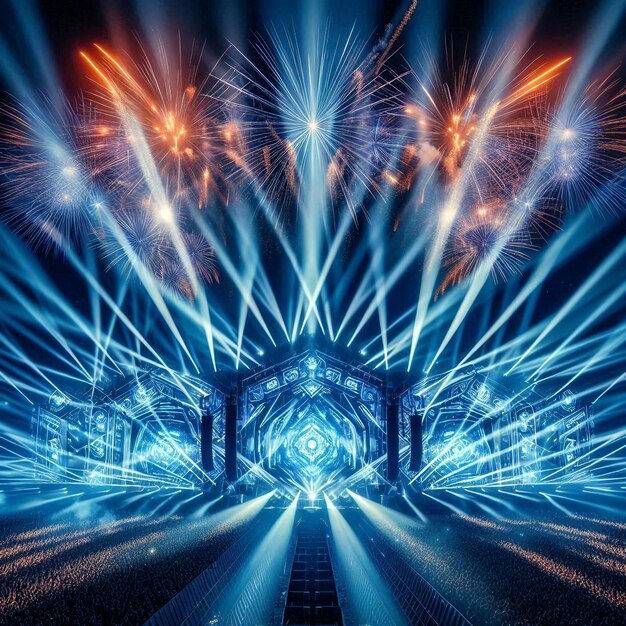 Music stage lighting ramps designed to transform live performance visuals