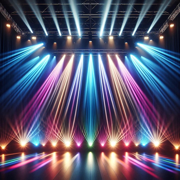 Music stage lighting ramps designed for visually stunning concert visuals