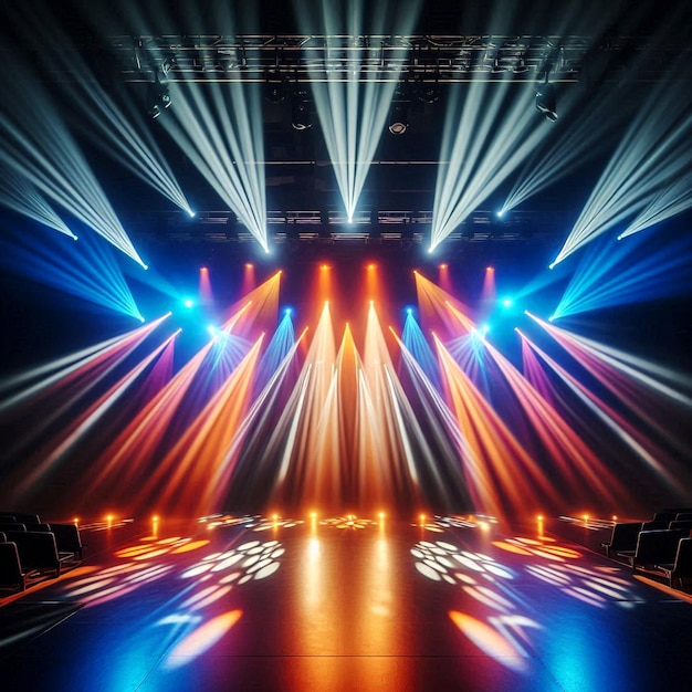 Music stage lighting ramps that create an immersive visual experience