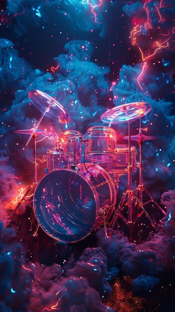 Photo music wallpaper for iphone and mobile guiter piano violin drum etc