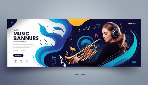 Music web banner