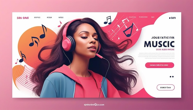 Music web banner