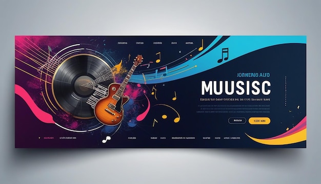 Music web banner