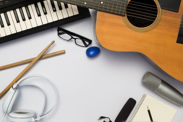 Musical instrument on a white background.