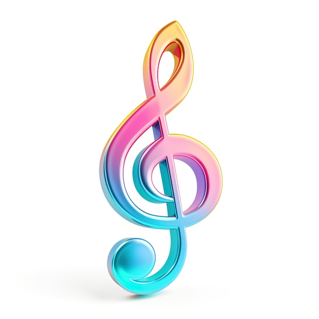 Musical Intruments in Abstract Style with Music Notes