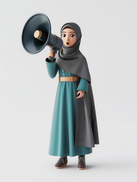 Photo muslim female doll