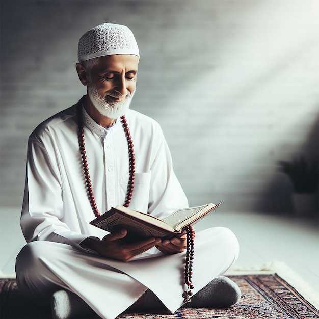 A MUSLIM MAN IN RAMADAN