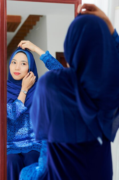 Muslim woman wearing hijab