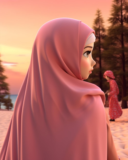 Muslimah Beauty 3d