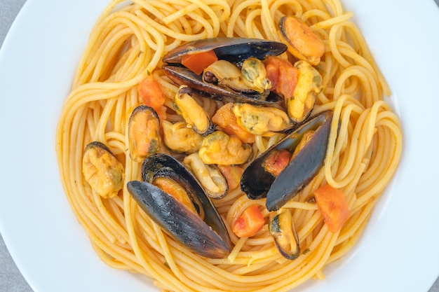 Mussel pasta