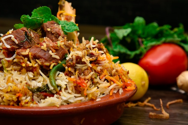 Mutton Biryani Food Photography