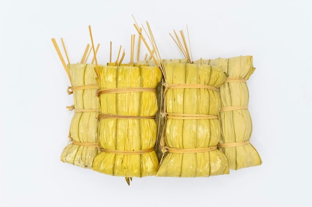 Myanmar or Burmese traditional street food glutinous rice zongzi