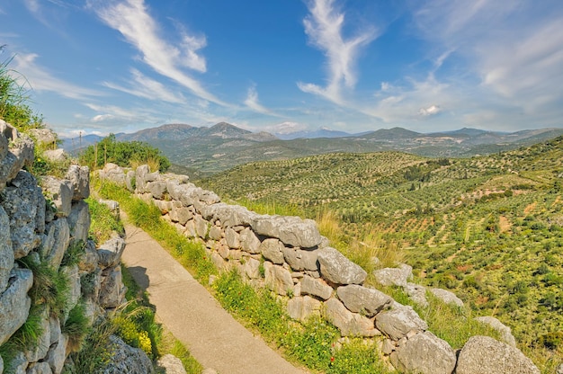 Mycenae in Peloponnese GreeceArgolis