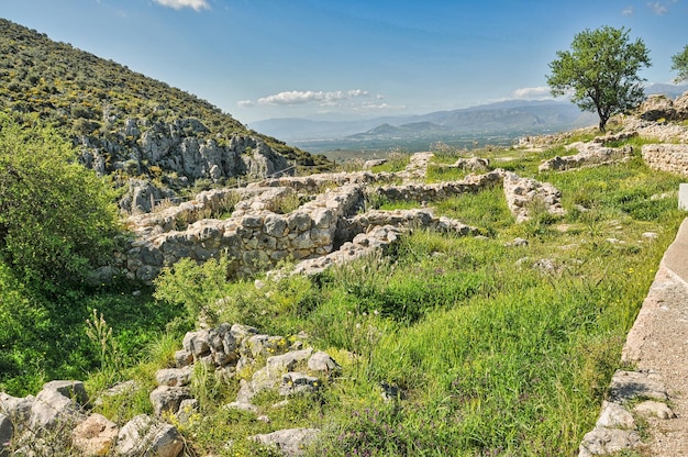 Mycenae in Peloponnese GreeceArgolis