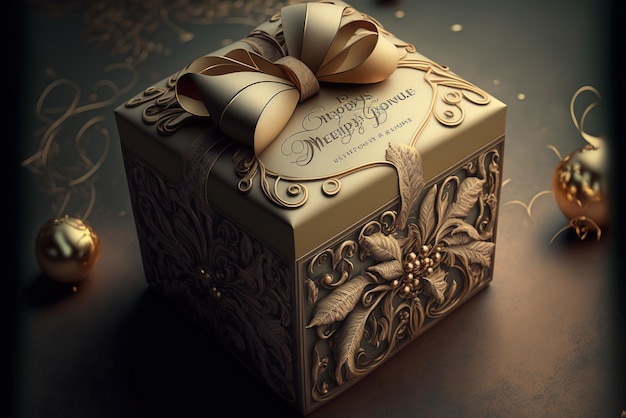 Mysterious Gift box for present