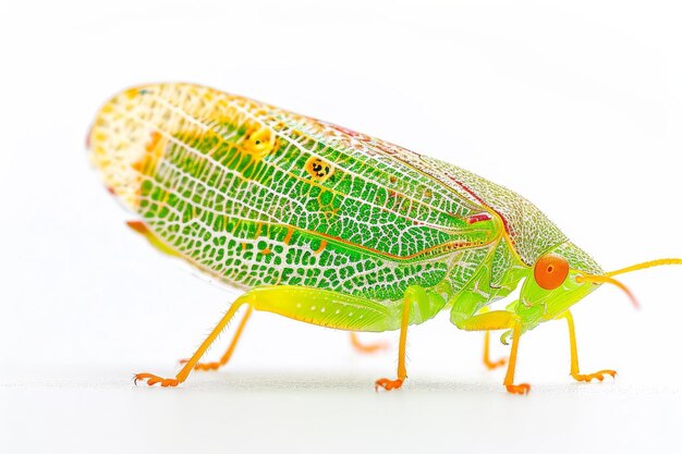 Mystic portrait of Planthopper beside view