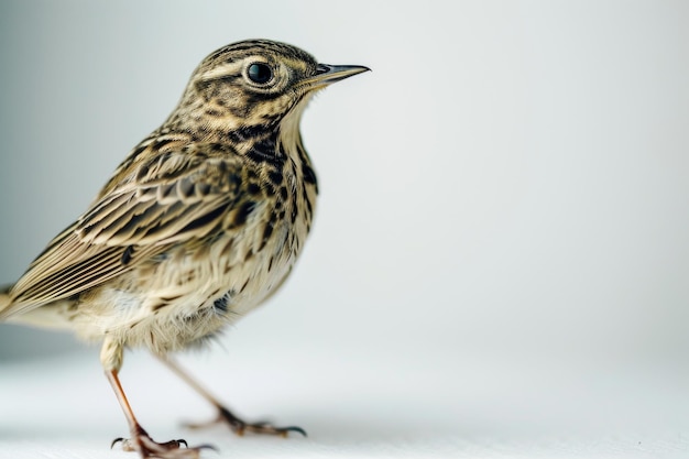 Mystic portrait of Richard39s Pipit standing in studio