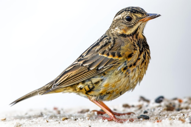 Mystic portrait of Richard39s Pipit standing in studio