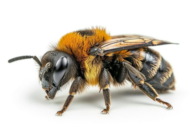 Mystic portrait of Stingless Bee on flower essence