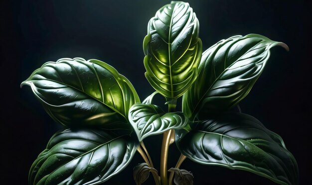 Photo mystical basil ultra detailed hyperrealism epic baroque opulent majestic