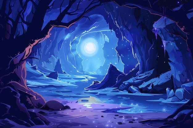 Mystical Moonlight Grotto