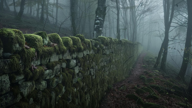 The mystical path in the woods