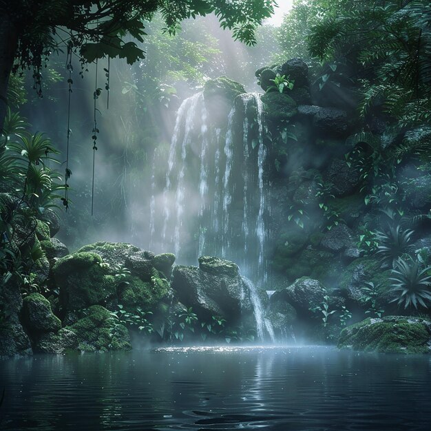 Mystical Waterfall A Hidden Cascading Beauty