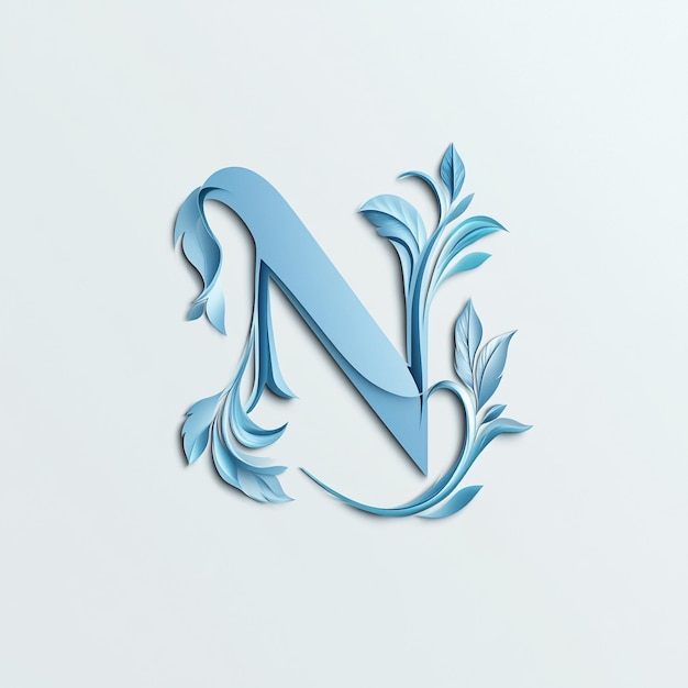 n letter desige mokup logo white background v 61 Job ID e25dfea9ae52432d87107879aff68eeb