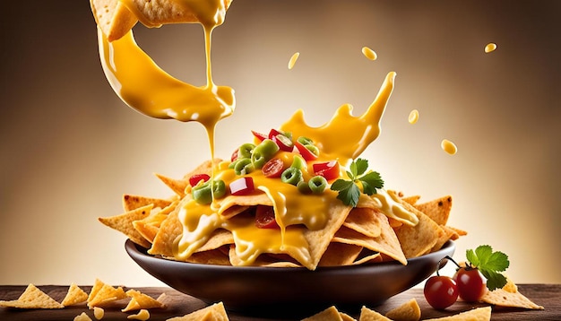 Photo nacho cheese heaven