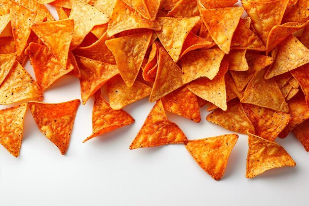 Photo nacho heaven appetizing chips on white best nachos picture