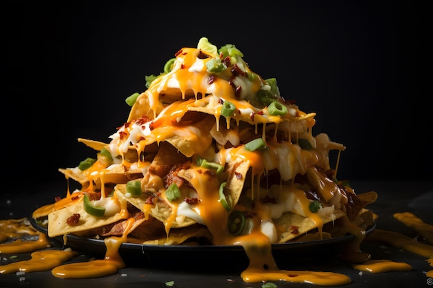 Nachos with Melted Cheese