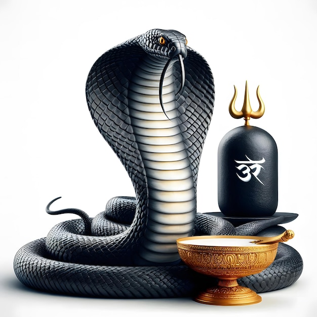 Naga Panchami Banner or Poster for Happy Nag Panchami indian festivals Hinduism Free